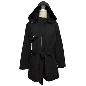 Steve Madden NWOT Black Softshell Trench Coat Women 1X